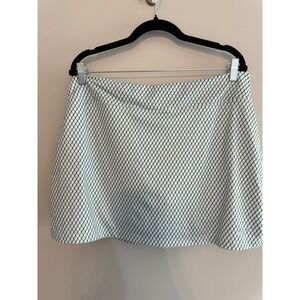 Nike Golf Skort Athletic Geometric Print DRI-FIT Activewear Skirt L‎